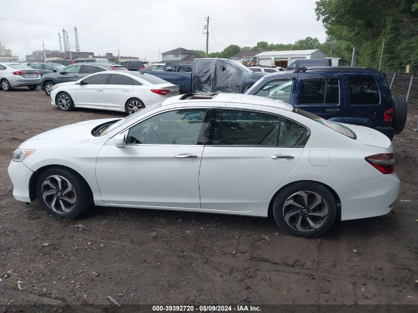 2017 Honda Accord Ex-L V6 VIN: 1HGCR3F87HA001638 Lot: 39392720