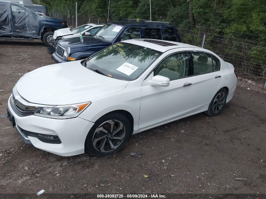 2017 Honda Accord Ex-L V6 VIN: 1HGCR3F87HA001638 Lot: 39392720