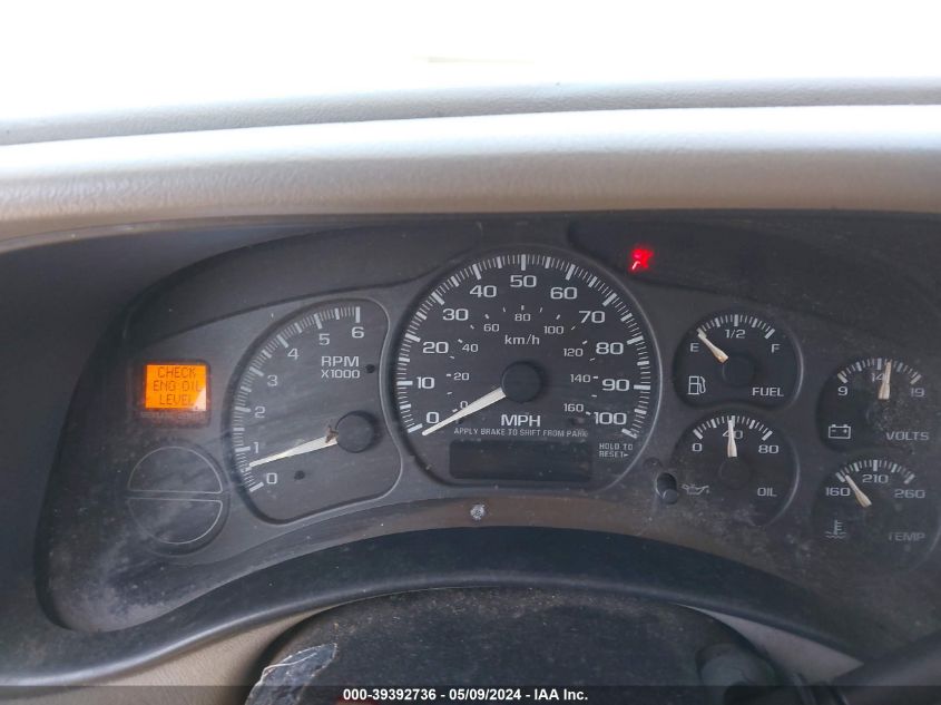 2002 Chevrolet Tahoe Ls VIN: 1GNEC13V02J285538 Lot: 39392736