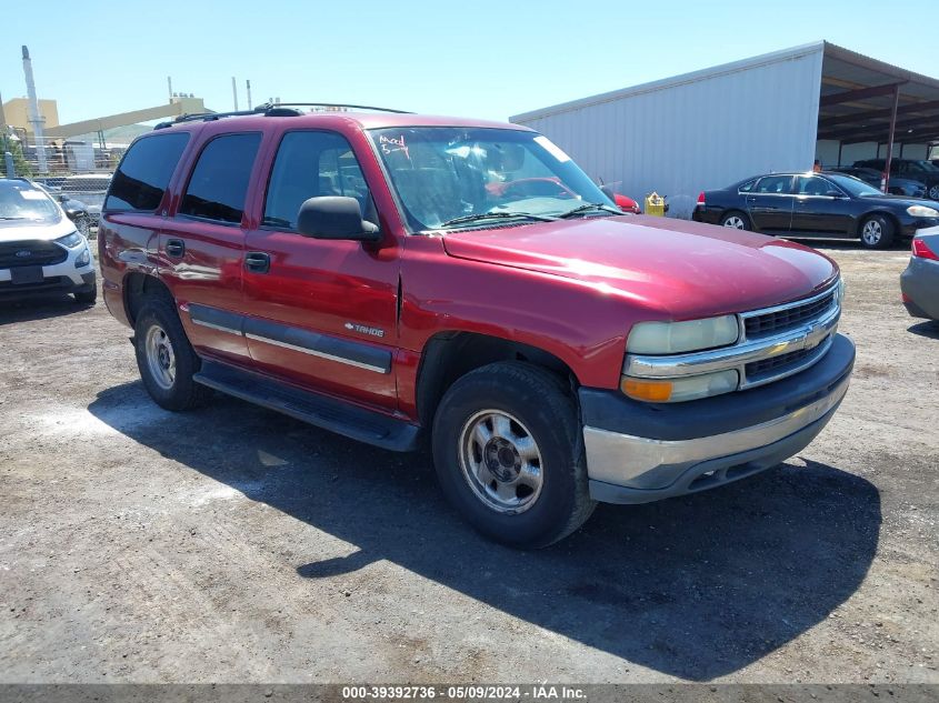 2002 Chevrolet Tahoe Ls VIN: 1GNEC13V02J285538 Lot: 39392736