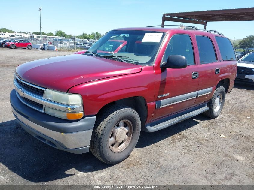 2002 Chevrolet Tahoe Ls VIN: 1GNEC13V02J285538 Lot: 39392736