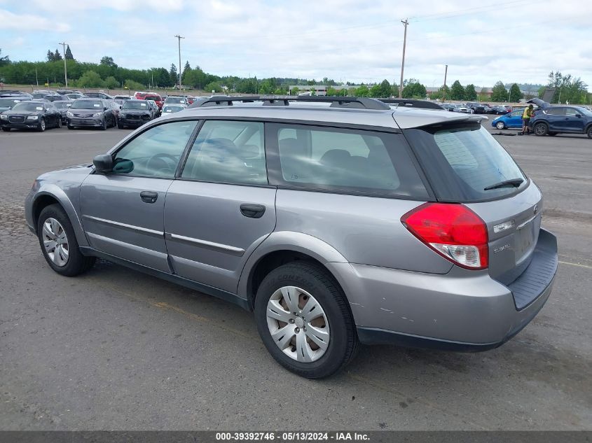 2008 Subaru Outback VIN: 4S4BP60C286364314 Lot: 39392746