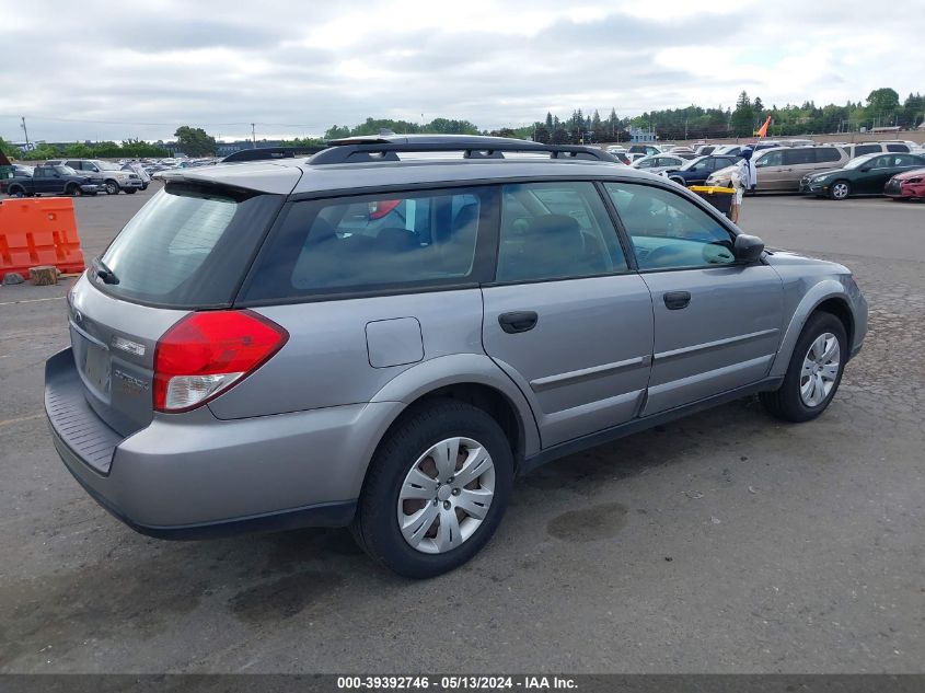 2008 Subaru Outback VIN: 4S4BP60C286364314 Lot: 39392746