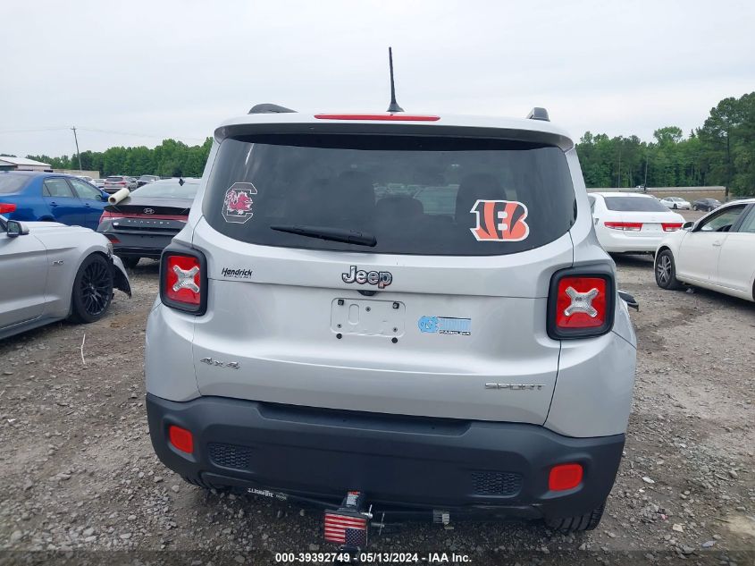 2017 Jeep Renegade Sport 4X4 VIN: ZACCJBAB8HPG09445 Lot: 39392749