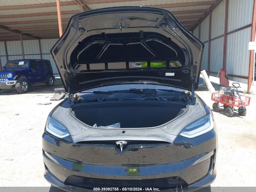 2022 Tesla Model X VIN: 7SAXCDE5XNF349499 Lot: 39392755