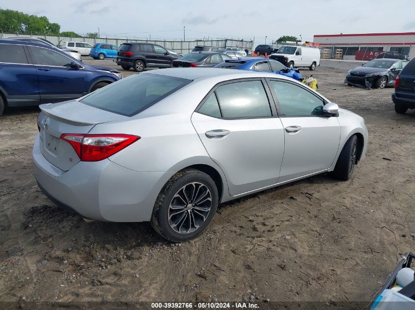 2015 Toyota Corolla S Plus VIN: 2T1BURHE8FC407015 Lot: 39392766