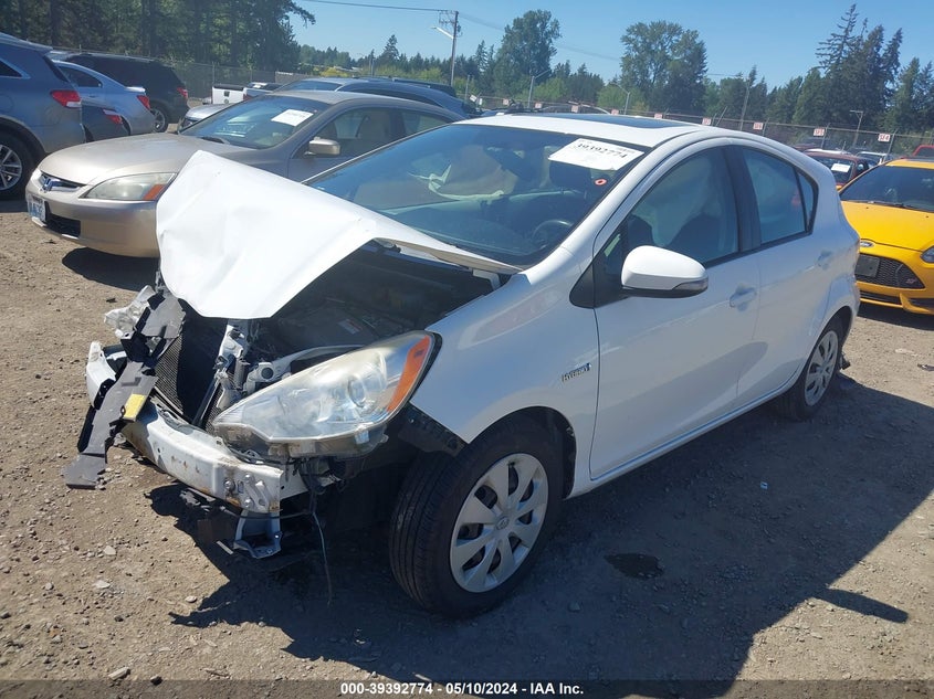 2012 Toyota Prius C Three VIN: JTDKDTB32C1020514 Lot: 39392774