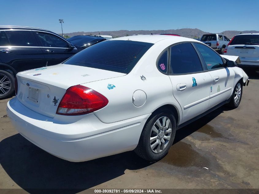 2007 Ford Taurus Se VIN: 1FAHP53U67A105632 Lot: 39392781