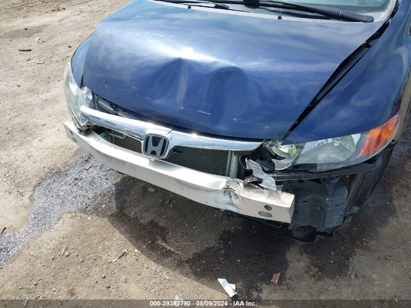 2008 Honda Civic Lx VIN: 1HGFA16568L041437 Lot: 39392790