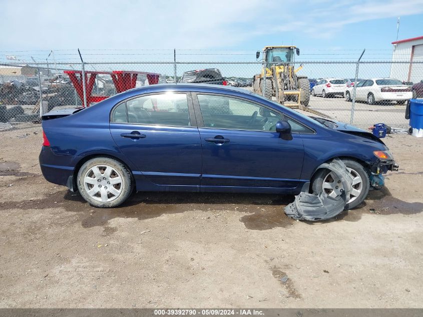 2008 Honda Civic Lx VIN: 1HGFA16568L041437 Lot: 39392790