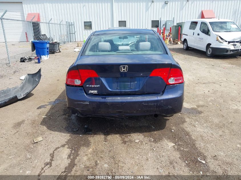 2008 Honda Civic Lx VIN: 1HGFA16568L041437 Lot: 39392790