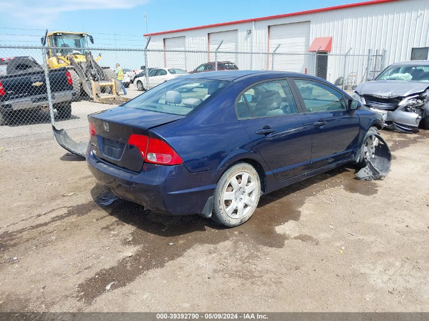 2008 Honda Civic Lx VIN: 1HGFA16568L041437 Lot: 39392790