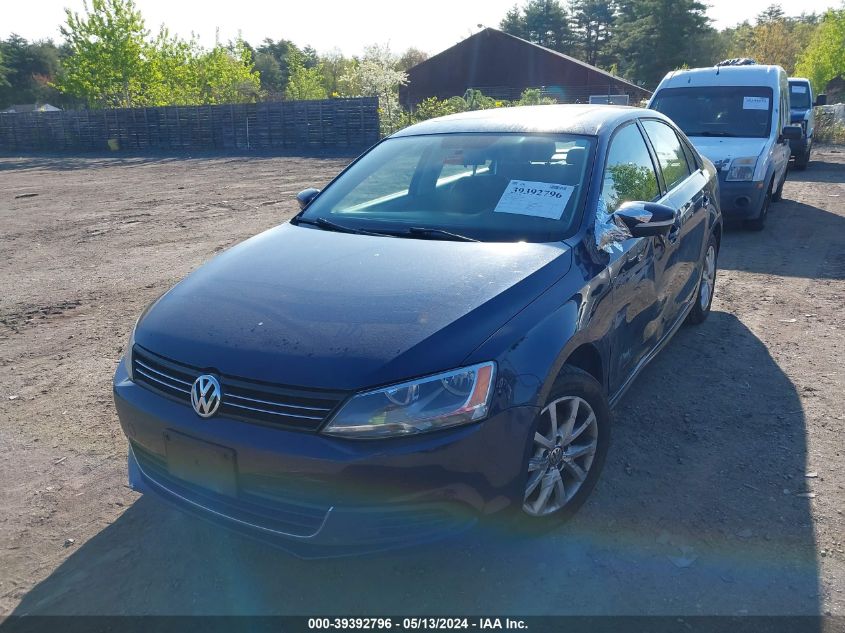 2013 Volkswagen Jetta 2.5L Se VIN: 3VWBP7AJ8DM256438 Lot: 39392796