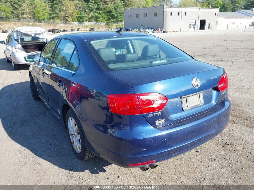 2013 Volkswagen Jetta 2.5L Se VIN: 3VWBP7AJ8DM256438 Lot: 39392796