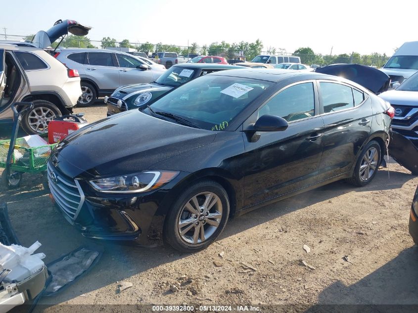 2017 Hyundai Elantra Value Edition VIN: KMHD84LF8HU273639 Lot: 39392800