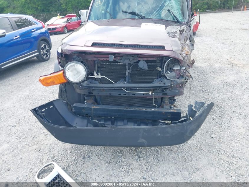 2007 Toyota Fj Cruiser VIN: JTEBU11F671119760 Lot: 39392801