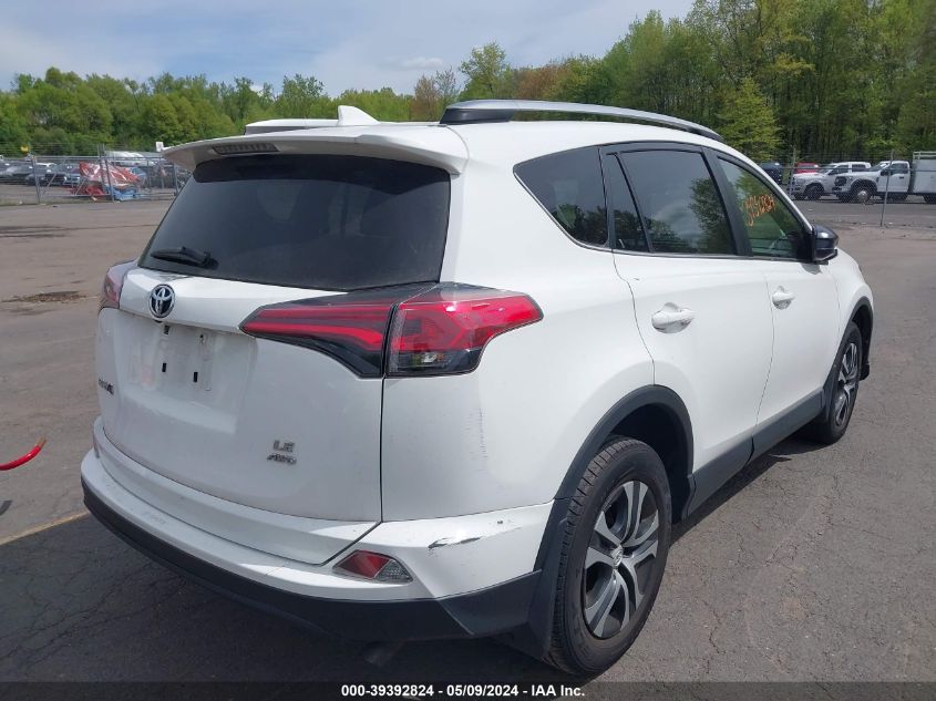 2018 Toyota Rav4 Le VIN: JTMBFREV7JD226093 Lot: 39392824