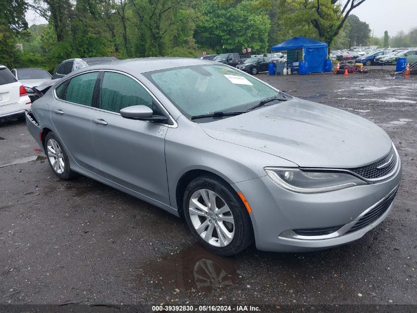 2015 Chrysler 200 Limited VIN: 1C3CCCAB8FN737310 Lot: 39392830