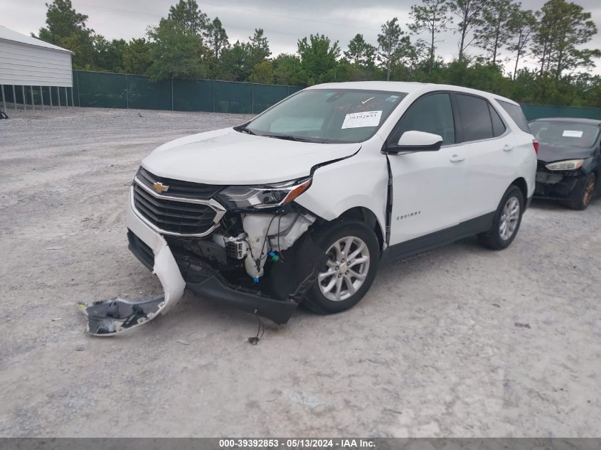 2020 Chevrolet Equinox Fwd Lt 1.5L Turbo VIN: 3GNAXKEV7LS598382 Lot: 39392853