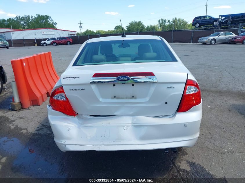 2010 Ford Fusion Sel VIN: 3FAHP0JA6AR370687 Lot: 39392854