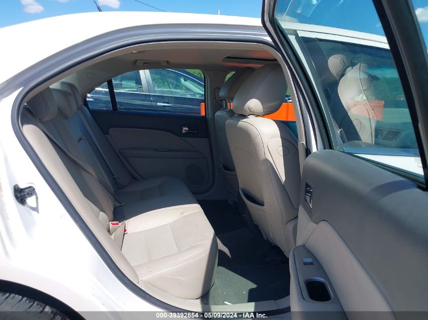 2010 Ford Fusion Sel VIN: 3FAHP0JA6AR370687 Lot: 39392854