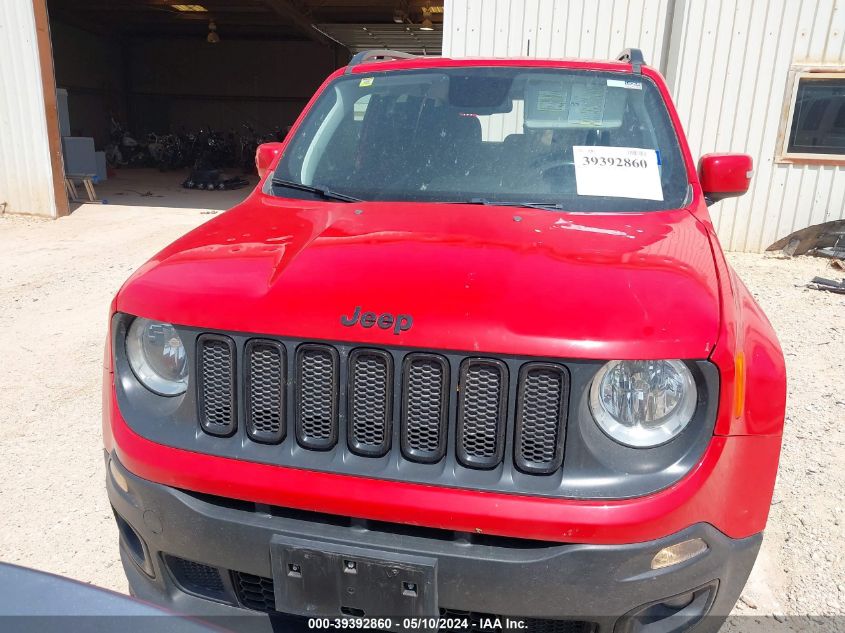 2018 Jeep Renegade Altitude Fwd VIN: ZACCJABB5JPJ67512 Lot: 39392860