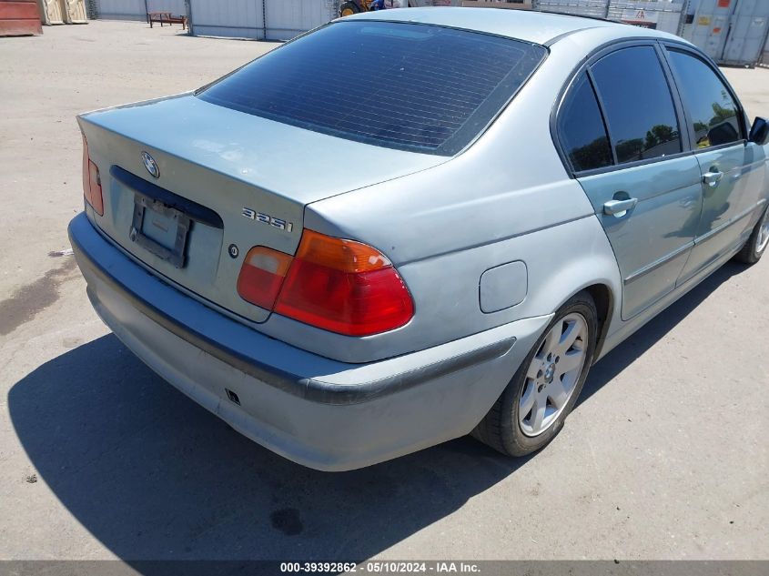 2004 BMW 325I VIN: WBAET37434NJ47605 Lot: 39392862