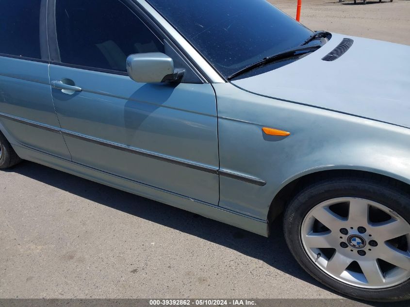 2004 BMW 325I VIN: WBAET37434NJ47605 Lot: 39392862