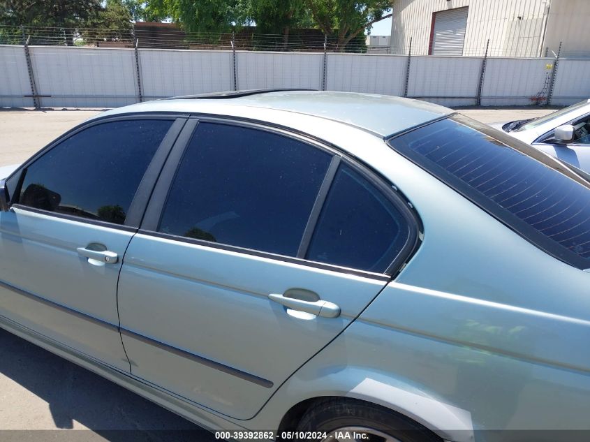 2004 BMW 325I VIN: WBAET37434NJ47605 Lot: 39392862