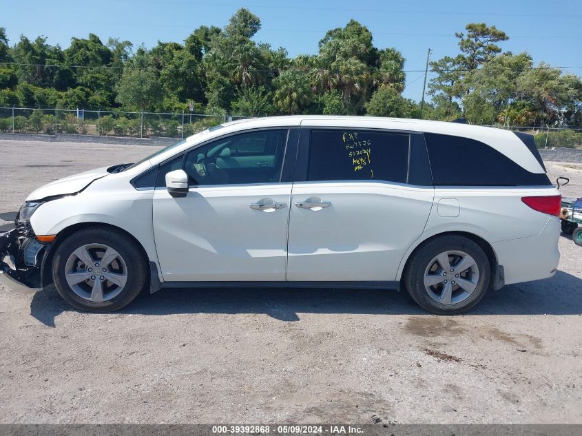 2019 Honda Odyssey Ex-L VIN: 5FNRL6H79KB045977 Lot: 39392868