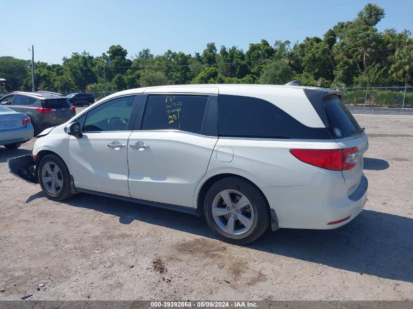 2019 Honda Odyssey Ex-L VIN: 5FNRL6H79KB045977 Lot: 39392868