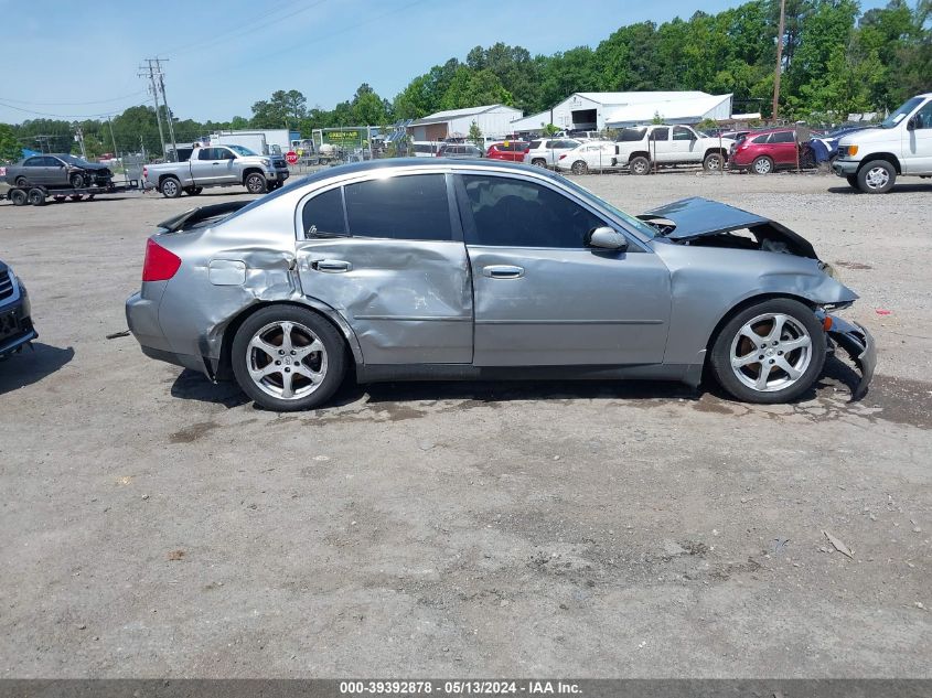 2004 Infiniti G35 VIN: JNKCV51E84M110877 Lot: 39392878