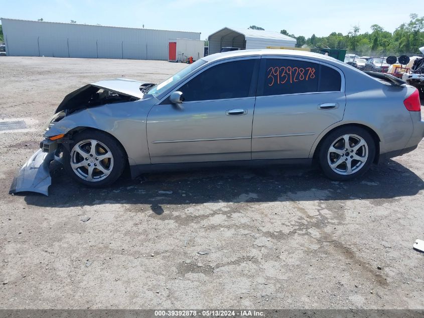 2004 Infiniti G35 VIN: JNKCV51E84M110877 Lot: 39392878