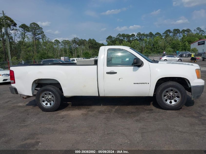 2009 GMC Sierra 1500 Work Truck VIN: 1GTEC14C39Z900908 Lot: 39392892