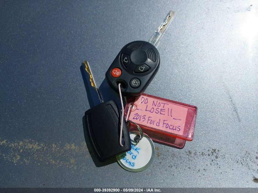 2013 Ford Focus Se VIN: 1FADP3F20DL374853 Lot: 39392900