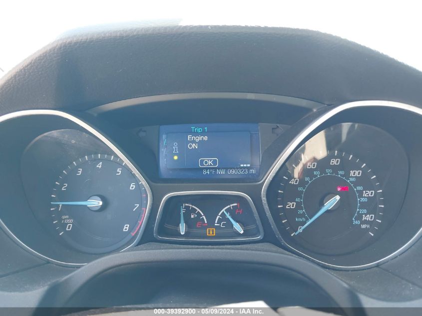 2013 Ford Focus Se VIN: 1FADP3F20DL374853 Lot: 39392900