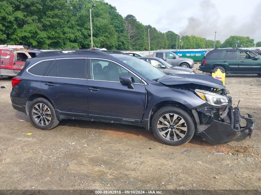 2017 Subaru Outback 2.5I Limited VIN: 4S4BSANC6H3365140 Lot: 39392915