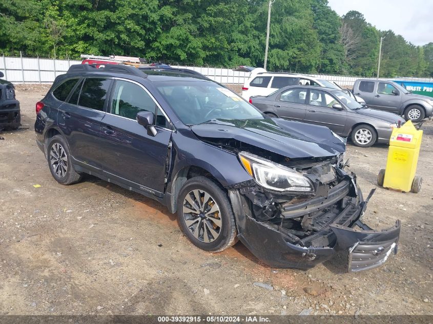 2017 Subaru Outback 2.5I Limited VIN: 4S4BSANC6H3365140 Lot: 39392915