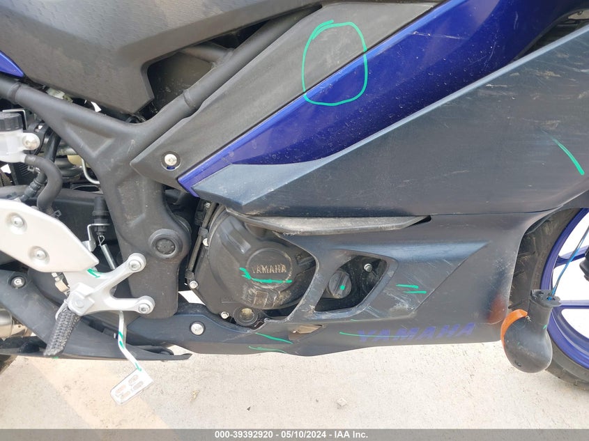 2023 YAMAHA YZFR3 A MH3RH18Y7PK012839