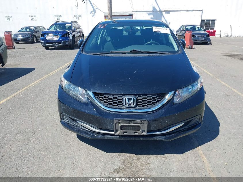 2015 Honda Civic Lx VIN: 19XFB2F55FE702074 Lot: 39392921