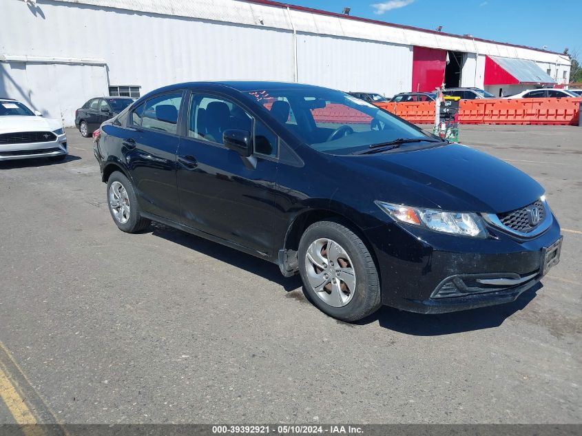 2015 Honda Civic Lx VIN: 19XFB2F55FE702074 Lot: 39392921