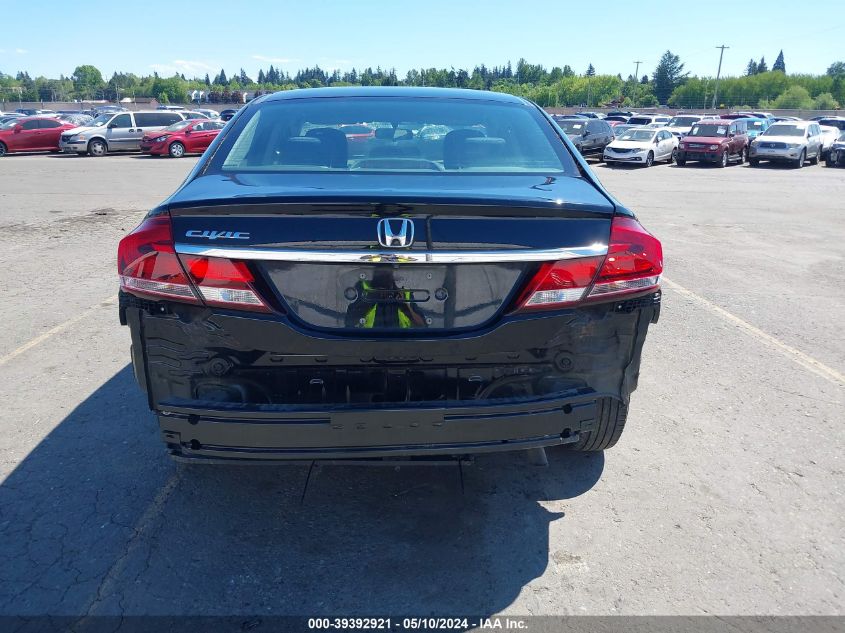 2015 Honda Civic Lx VIN: 19XFB2F55FE702074 Lot: 39392921