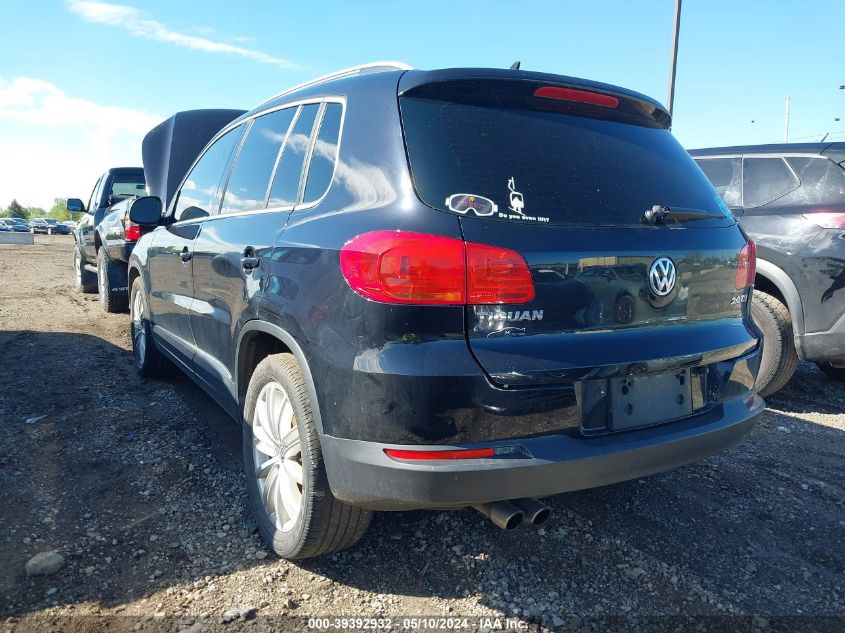 2012 Volkswagen Tiguan Se VIN: WVGAV7AX3CW524931 Lot: 39392932