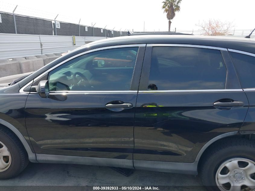 2015 Honda Cr-V Lx VIN: 3CZRM3H32FG710902 Lot: 39392933