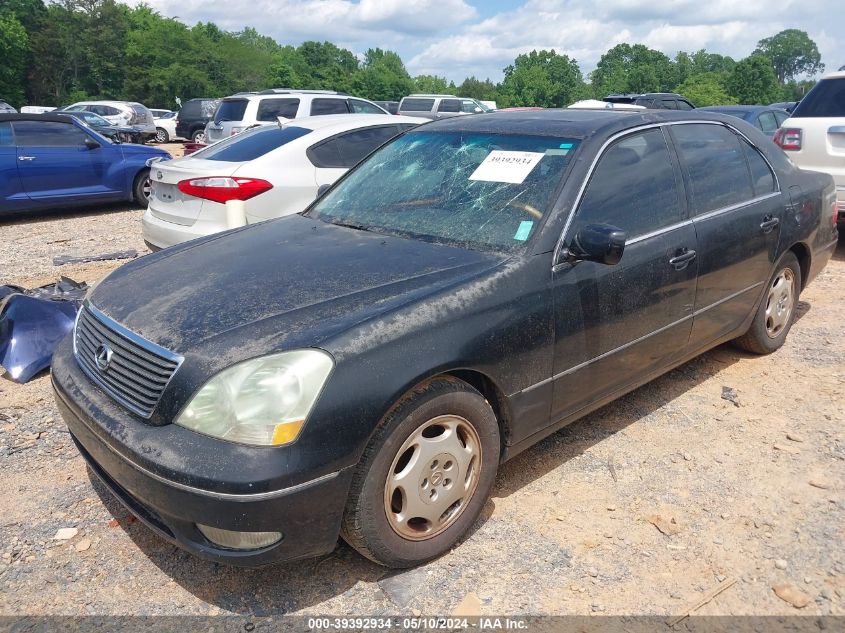 2001 Lexus Ls 430 VIN: JTHBN30F010049571 Lot: 39392934