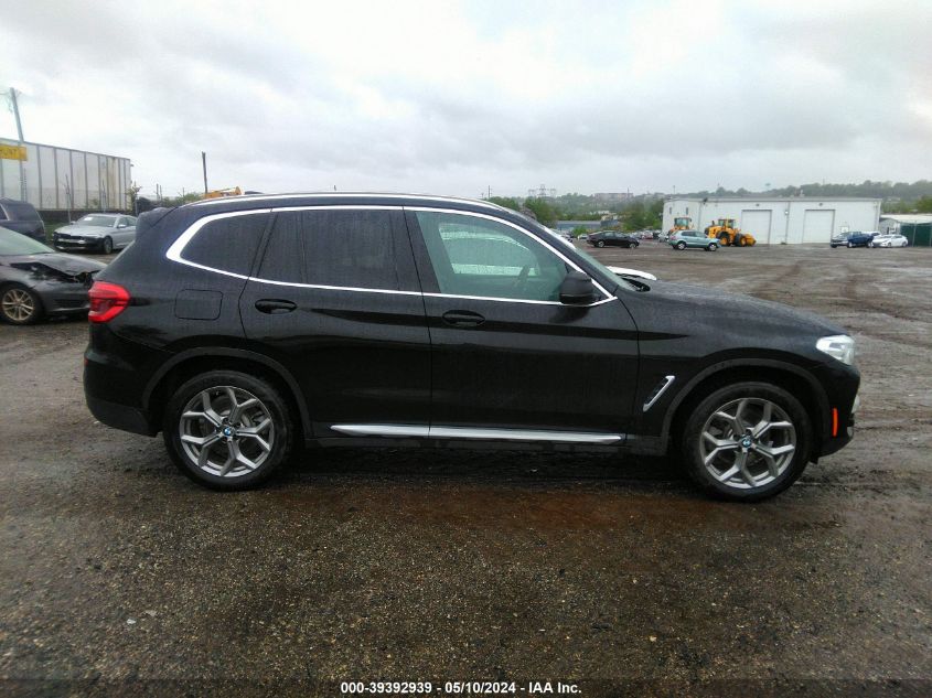 2020 BMW X3 xDrive30I VIN: 5UXTY5C02L9D29508 Lot: 39392939