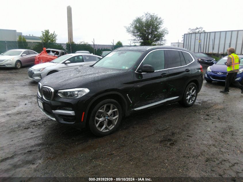 2020 BMW X3 xDrive30I VIN: 5UXTY5C02L9D29508 Lot: 39392939