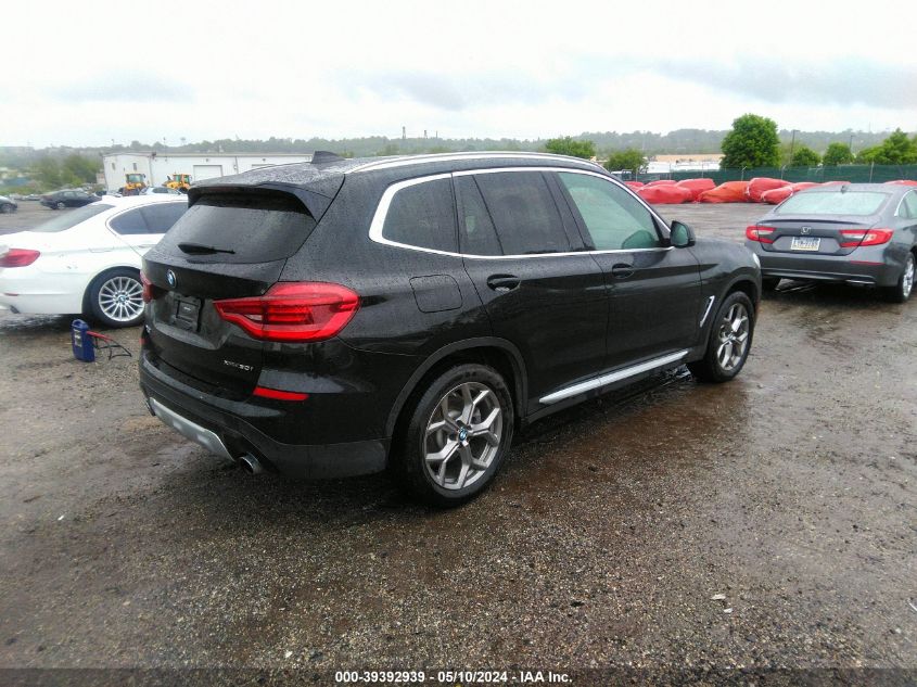 2020 BMW X3 xDrive30I VIN: 5UXTY5C02L9D29508 Lot: 39392939