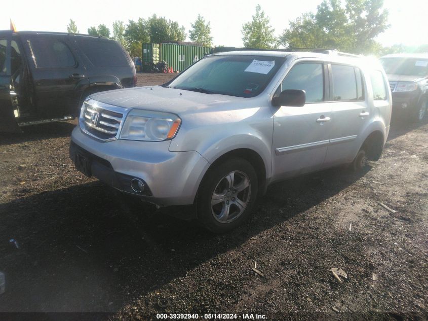 2014 Honda Pilot Ex-L VIN: 5FNYF4H78EB042578 Lot: 39392940