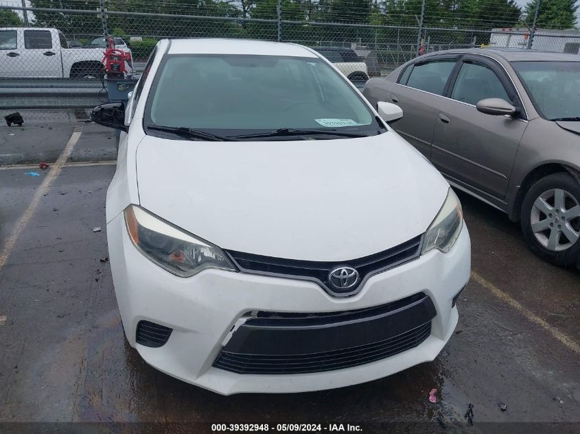 2016 Toyota Corolla Le VIN: 2T1BURHE8GC540889 Lot: 39392948